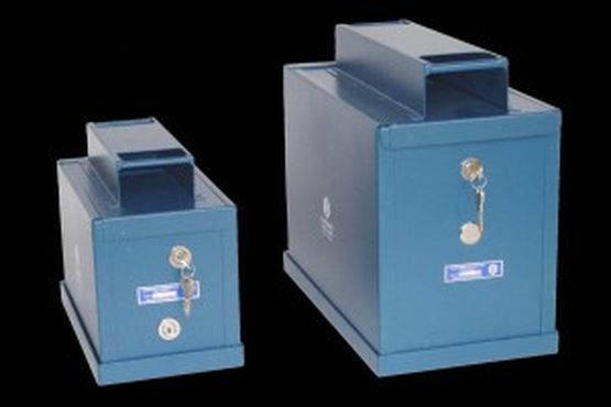 Checkmate Devices Limited Coin Chute Safes - 40.41.46-Industrial coin bag chute 2 lock complete