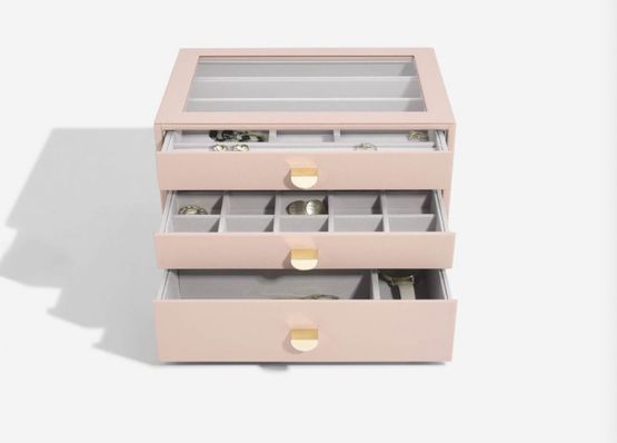 Jewellery/ Watch Accessories Jewellery Box Display Drawer - Classic Jewellery Box - Set of 3 (with drawers)