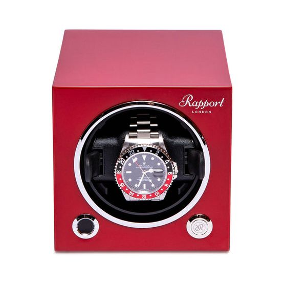 Jewellery/ Watch Accessories Rapport London Evo Single Watch Winder - Crimson Red