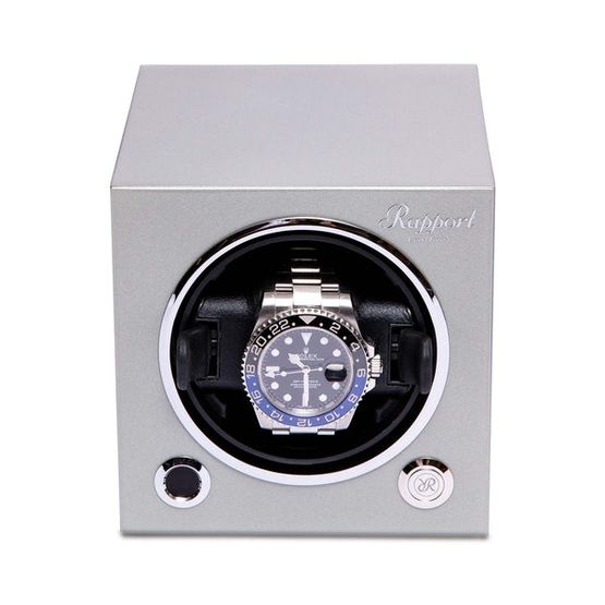 Jewellery/ Watch Accessories Rapport London Evo Single Watch Winder - Platinum Silver