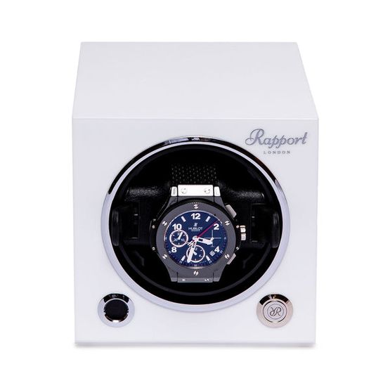 Jewellery/ Watch Accessories Rapport London Evo Single Watch Winder - Polar White